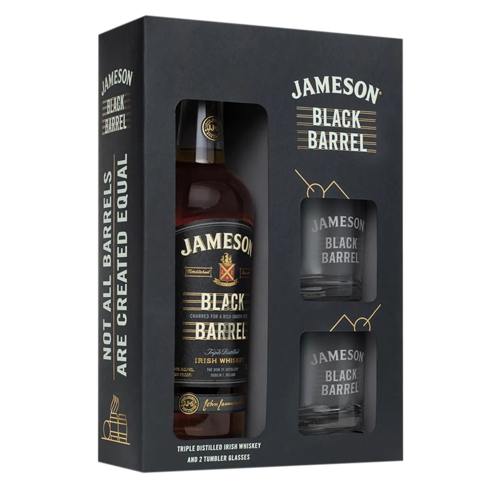 Jameson Black Barrel 07 + 2 čaše